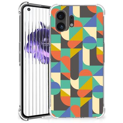 Nothing Phone (2) Doorzichtige Silicone Hoesje Funky Retro Nothing Phone (2) Doorzichtige Silicone Hoesje Funky Retro
