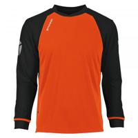 Stanno 411101K Liga Shirt l.m. Kids - Shocking Orange-Black - 164 - thumbnail