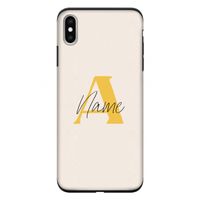 Amber Script: iPhone XS Max Tough Case