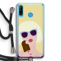 Ice cream: Huawei P30 Lite Transparant Hoesje met koord