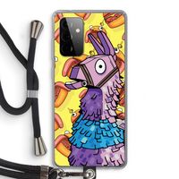 Loot Burger: Samsung Galaxy A72 5G Transparant Hoesje met koord