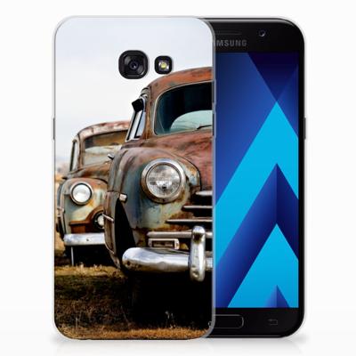 Samsung Galaxy A5 2017 | Siliconen hoesje | met foto Vintage Auto
