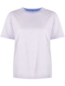 Alexander Wang t-shirt à logo embossé - Violet