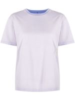 Alexander Wang t-shirt à logo embossé - Violet