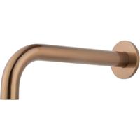 Wiesbaden Ronde Baduitloop 25 cm - Geborsteld Brons Koper 1/2 Inch