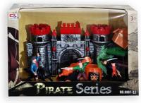Bongers Speelgoed Piraten kasteel speelset, inclusief 3 speelfiguren Bongers Speelgoed Piraten kasteel speelset, inclusief 3 speelfiguren