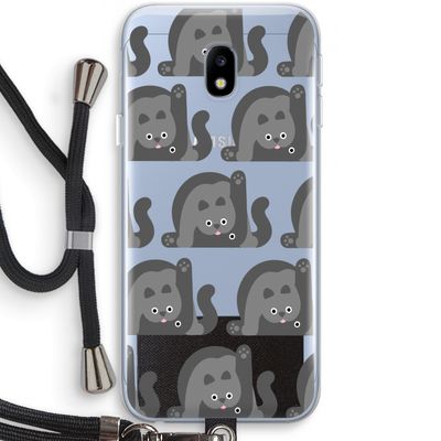 Cats: Samsung Galaxy J3 (2017) Transparant Hoesje met koord