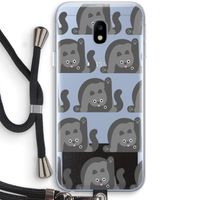 Cats: Samsung Galaxy J3 (2017) Transparant Hoesje met koord Cats: Samsung Galaxy J3 (2017) Transparant Hoesje met koord