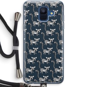 Makis: Samsung Galaxy A6 (2018) Transparant Hoesje met koord