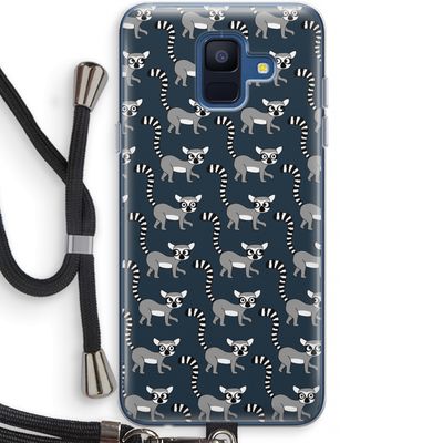 Makis: Samsung Galaxy A6 (2018) Transparant Hoesje met koord