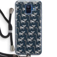 Makis: Samsung Galaxy A6 (2018) Transparant Hoesje met koord