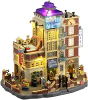 Lemax the haunted hotel haven bewegend huisje Spooky Town 2024