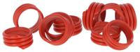 Kippenringen 16mm rood 20 stuks