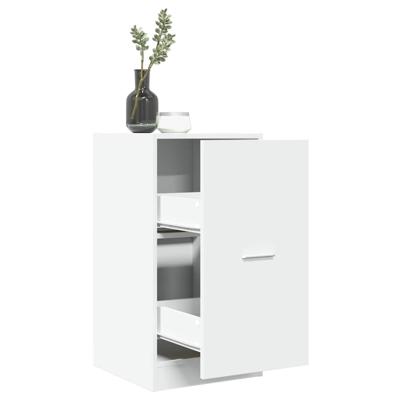 Apothekerskast 40x41x77,5 cm bewerkt hout wit