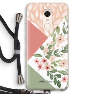 Sweet heaven geometrics: Xiaomi Redmi 5 Transparant Hoesje met koord