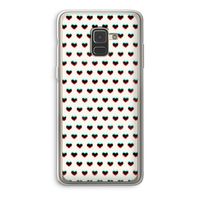 Hartjes: Samsung Galaxy A8 (2018) Transparant Hoesje