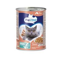 PREVITAL Kattenvoer met ASC-zalm in gelei - natvoer voor katten - 415g