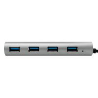 LogiLink UA0309 interface hub USB 3.2 Gen 1 (3.1 Gen 1) Type-C 5000 Mbit/s Grijs - thumbnail