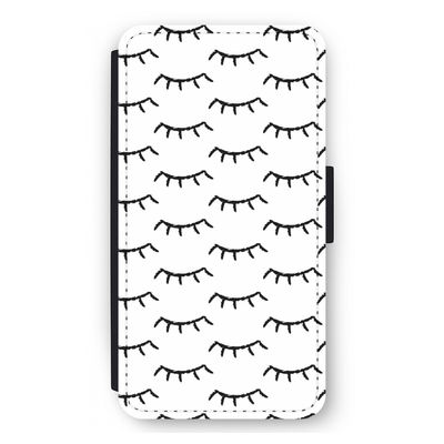 Wimpers: iPhone 12 mini Flip Hoesje