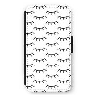 Wimpers: iPhone 12 mini Flip Hoesje