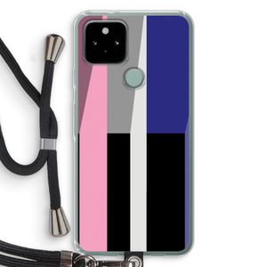 Gestalte 4: Pixel 5 Transparant Hoesje met koord