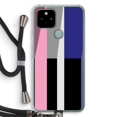 Gestalte 4: Pixel 5 Transparant Hoesje met koord
