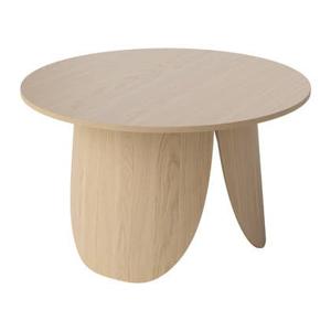 Bolia Peyote Salontafel - H 45 x Ø 80 cm - Witgepigmenteerd Gelakt Eiken