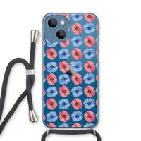 Klaproosjes: iPhone 13 Transparant Hoesje met koord