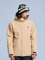 Poederbaas Ski-jas Heren Arctic 2L Insulated Warm Sand-S