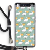 Pelican: Samsung Galaxy A80 Transparant Hoesje met koord