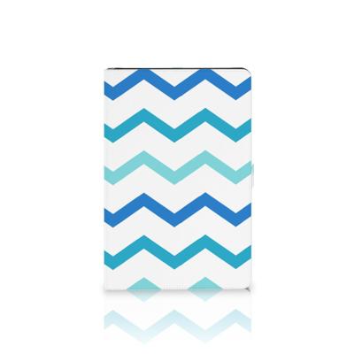Samsung Galaxy Tab S7 FE | S7+ | S8+ Tablet Hoes Zigzag Blauw