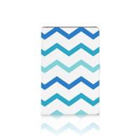 Samsung Galaxy Tab S7 FE | S7+ | S8+ Tablet Hoes Zigzag Blauw