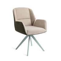 Jesper Home Draaibare Eetkamerstoel 'Myoko' Turn Mint, kleur Popeye