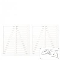 Wit Houten Dubbele Tuinpoort Harmoni 200 x 107 CM