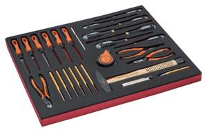 Bahco Foaminlay Fit&Go 3/3 met tangen | vijlen | schroevendraaiers en slaggereedschap - 27-delig - FF1A5011