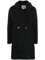 Apparis manteau Anouck en fourrure artificielle - Noir