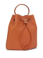 Burberry sac seau TB en cuir grainé - Marron - thumbnail