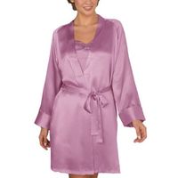 Lady Avenue Pure Silk Short Kimono - thumbnail