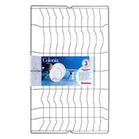 Metaltex colonia afdruiprek 48x30 cm zilver Metaltex colonia afdruiprek 48x30 cm zilver