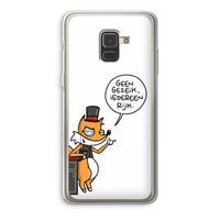 Geen Gezeik: Samsung Galaxy A8 (2018) Transparant Hoesje
