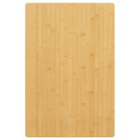 Tafelblad 60x100x2,5 cm bamboe - thumbnail