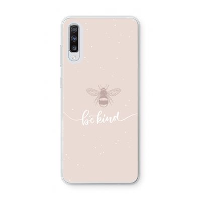Be(e) kind: Samsung Galaxy A70 Transparant Hoesje