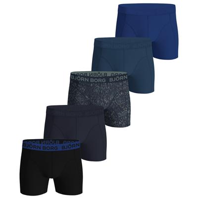 Bjorn Borg boxershorts 5-pack cotton stretch blauw