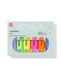 HEMA Verfsticks Neon - 6 Stuks
