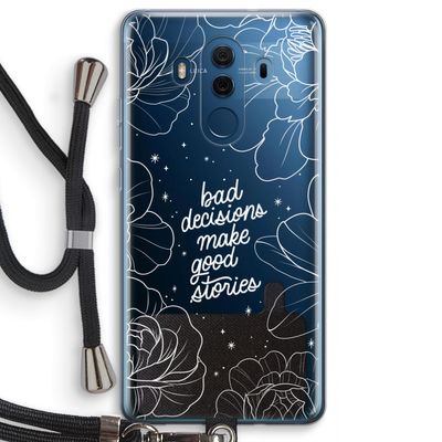 Good stories: Huawei Mate 10 Pro Transparant Hoesje met koord