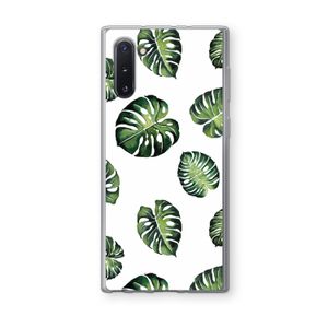 Tropische bladeren: Samsung Galaxy Note 10 Transparant Hoesje