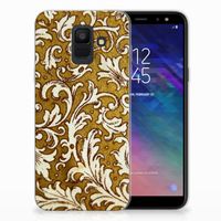 Siliconen Hoesje Samsung Galaxy A6 (2018) Barok Goud