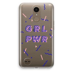 GRL PWR: LG K10 (2017) Transparant Hoesje