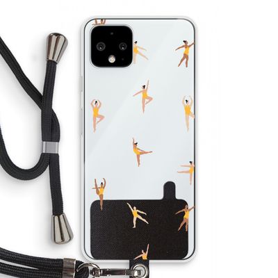 Dans #2: Pixel 4 Transparant Hoesje met koord