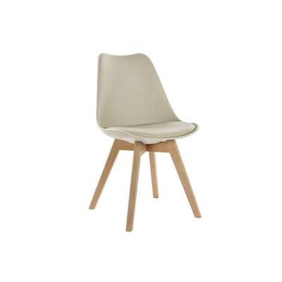 Stoel DKD Home Decor Beige Natuurlijk Schuim Polypropyleen beukenhout Polyurethaan 48 x 54 x 82 cm 48 x 55 x 83 cm